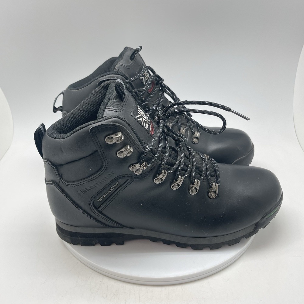 Karrimor Boots Mens 10 Black Munro Lace Up Waterproof Walking Hiking Shoes